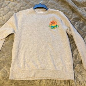 Men’s grey California crew neck